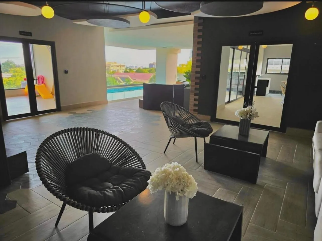 Comfortable Apartmento En El Centro De La Ciudad Con Piscina Y Gym Santo Domingo Apartamento